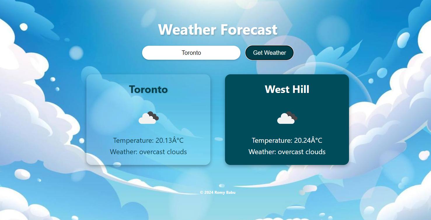 Weather Forecast